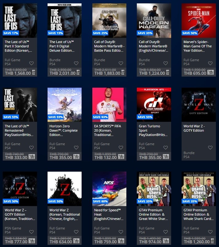 2563-09-03 19_30_04-Essential Picks Sale (thru 9_15) _ Official PlayStation™Store Thailand